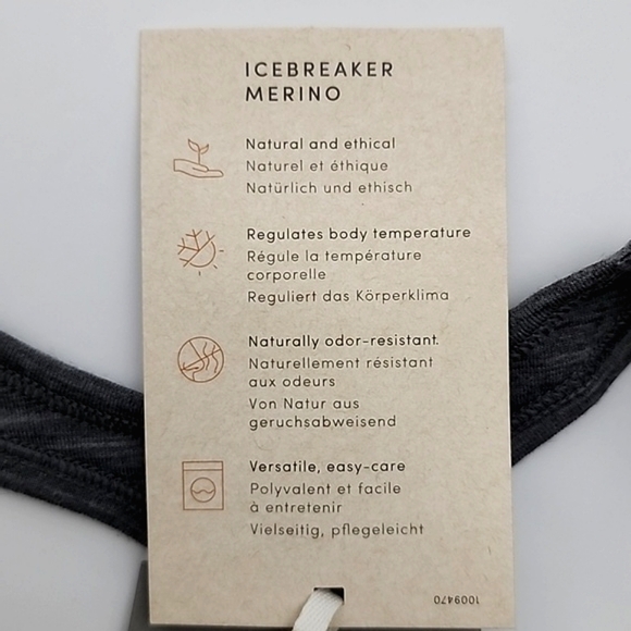 Icebreaker Women's Merino Sprite Racerback Bra Size XS - Picture 4 of 11